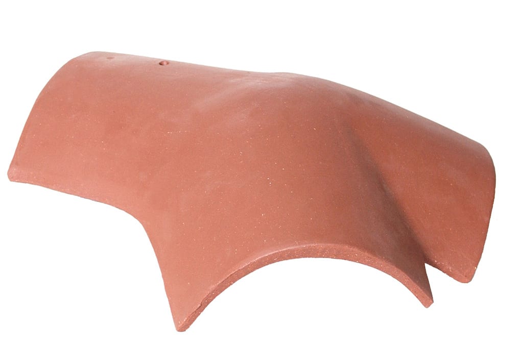 Ludowici Reclaimed Circular Cover Barrel Mission Ridge & Hip Roofing Tile 