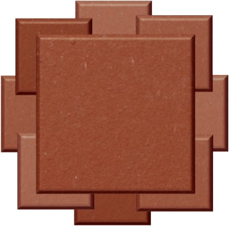 Clay Red Color Chip
