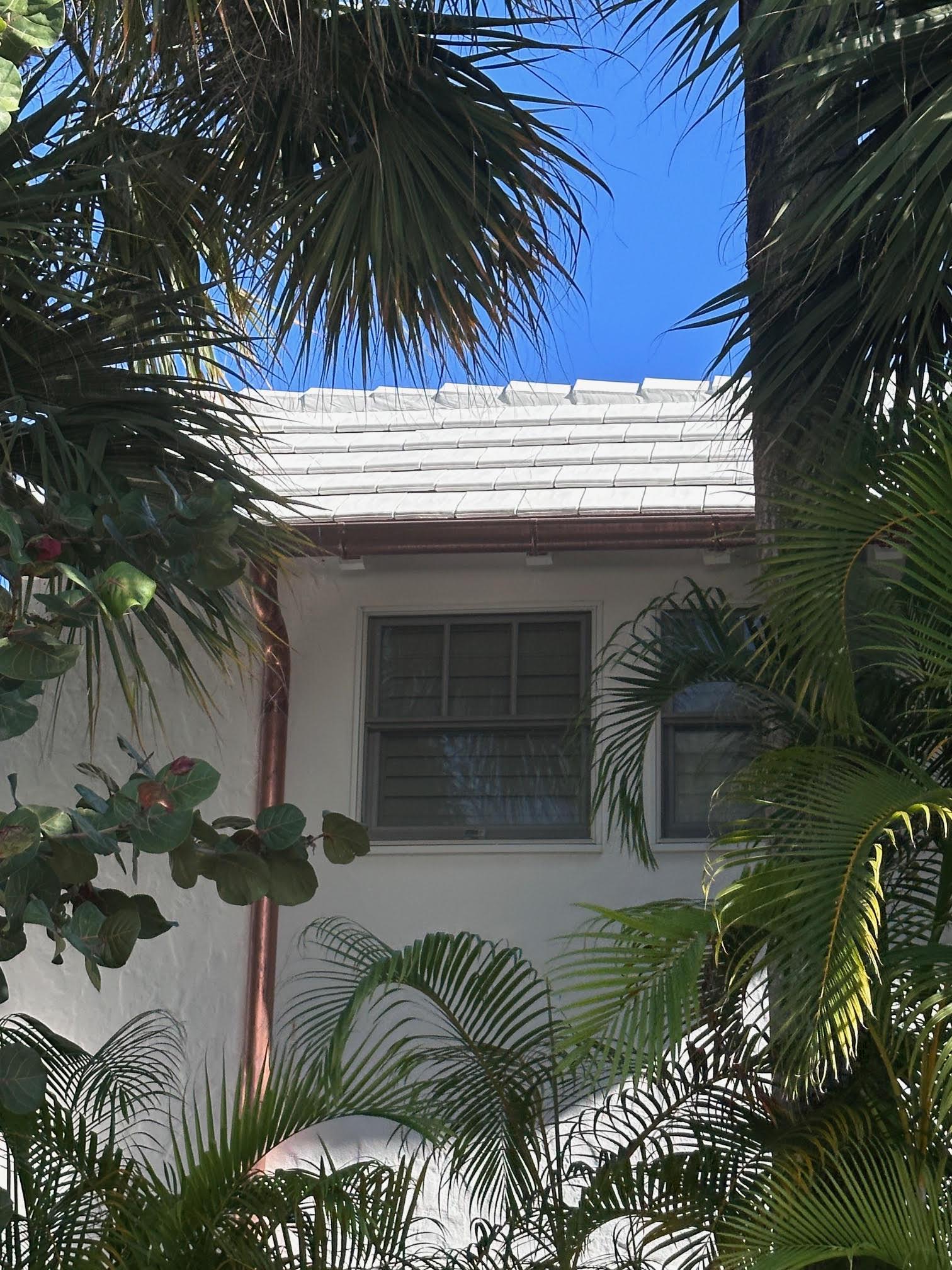 Southeast Florida Private Residence - Creaton Visio Product with Copper Downspout