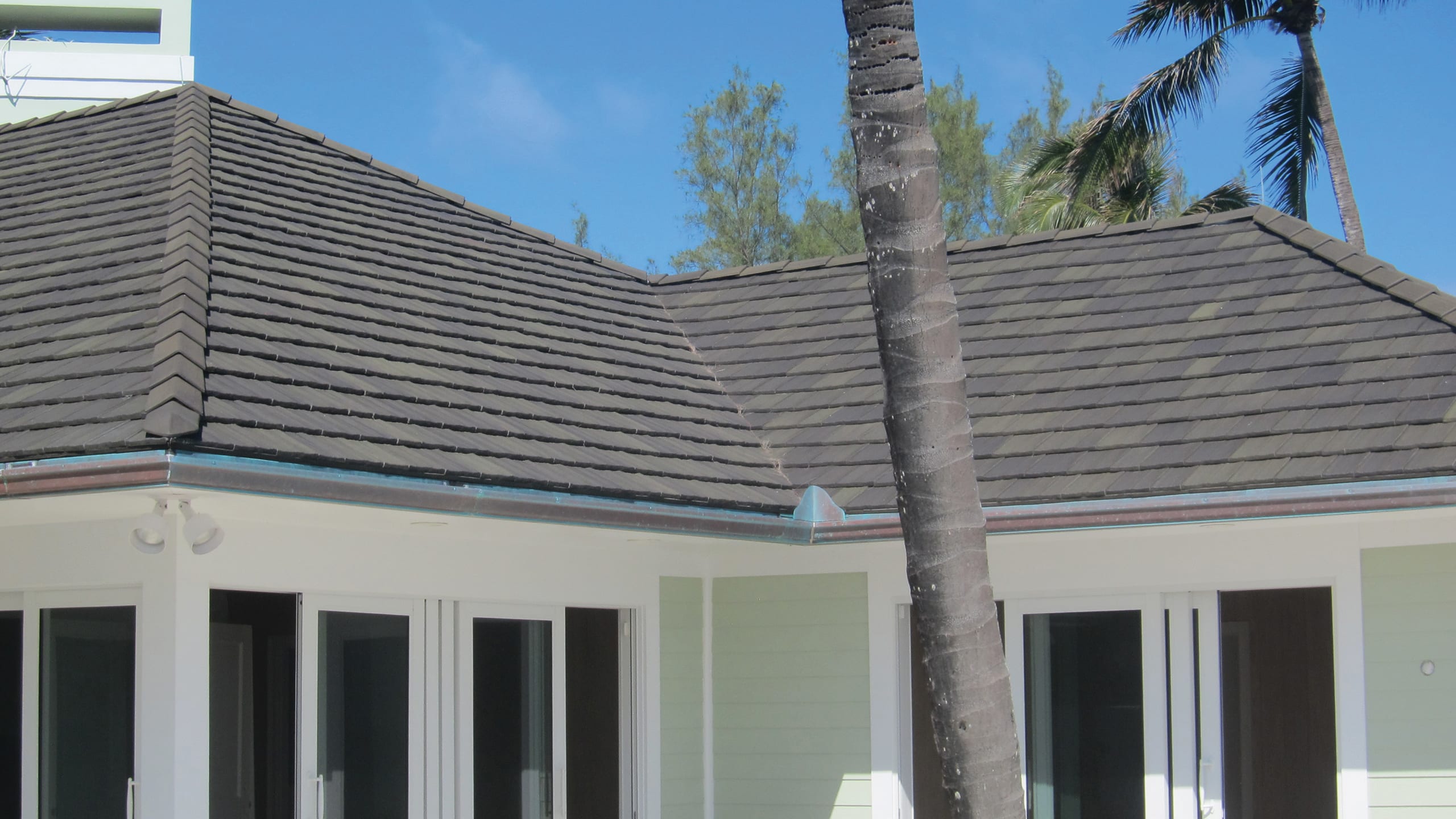 Private Residence in Jupiter Florida Featuring Ludowici Century Shake Clay Interlocking Roof Tile