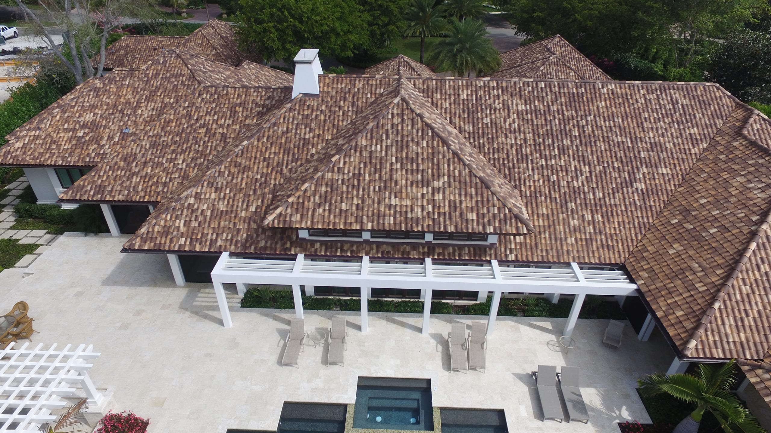 Private Residence in Naples Florida Featuring Ludowici Spanish Clay Roof Tile