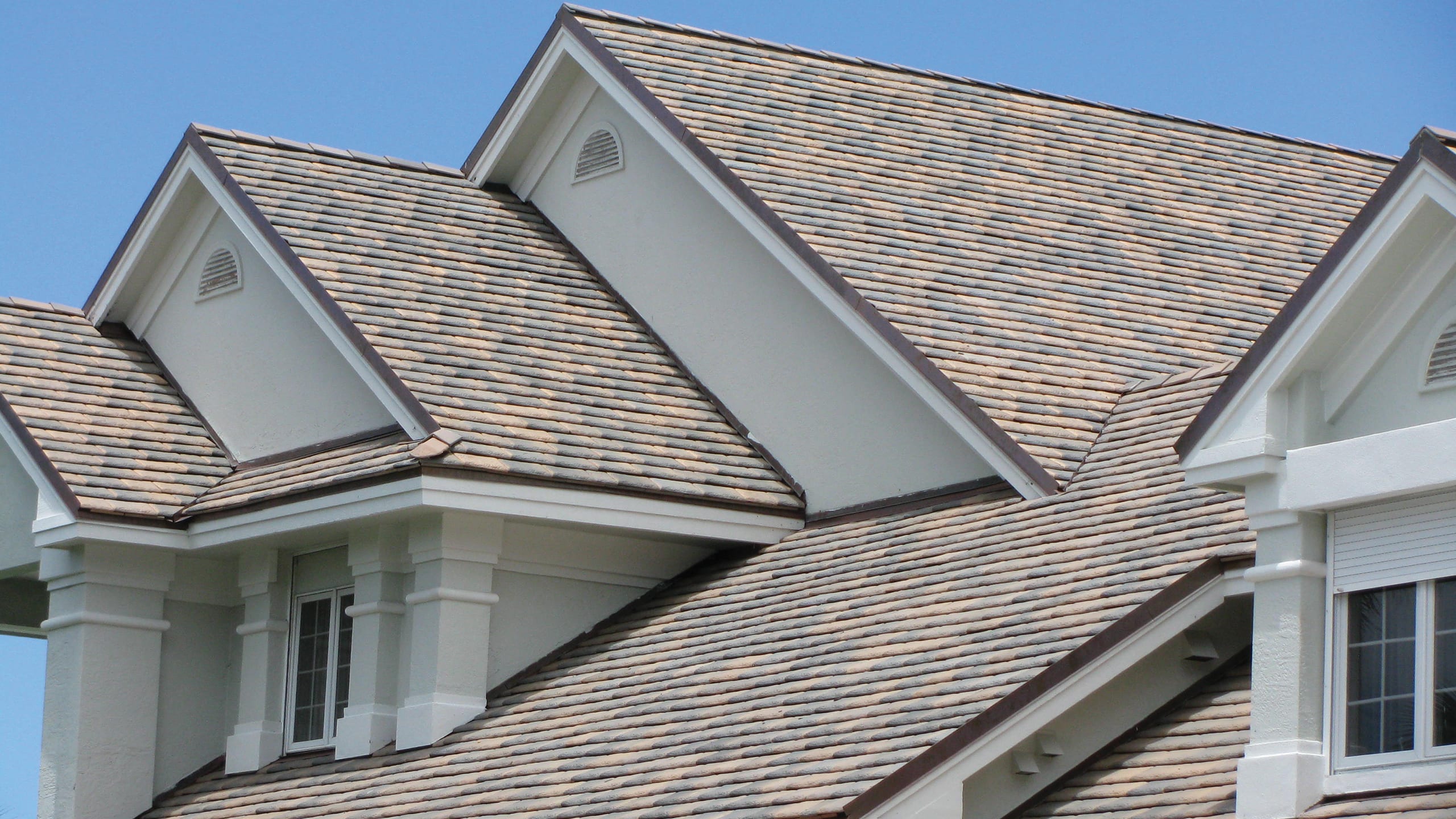 Private Residence - Naples Featuring Ludowici Slate Clay Roof Tile