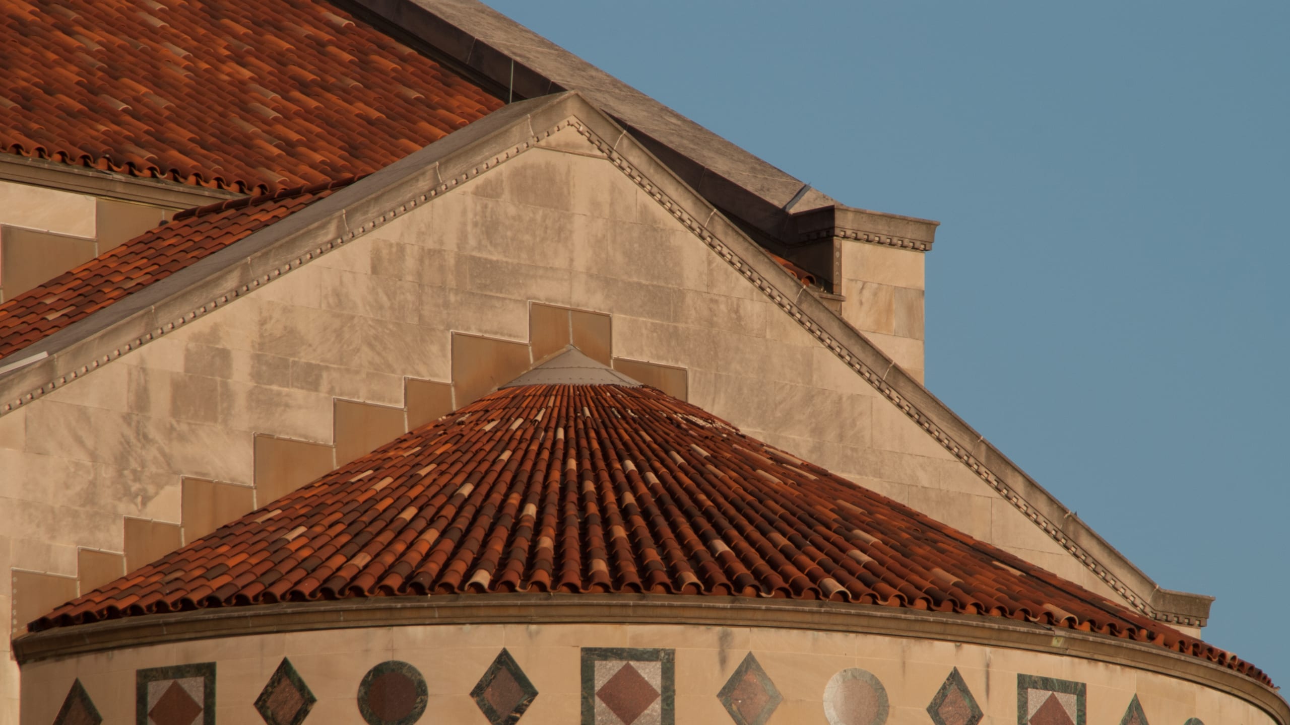 Basilica of the National Shrine of the Immaculate Conception Featuring Ludowici Clay Roof Tile