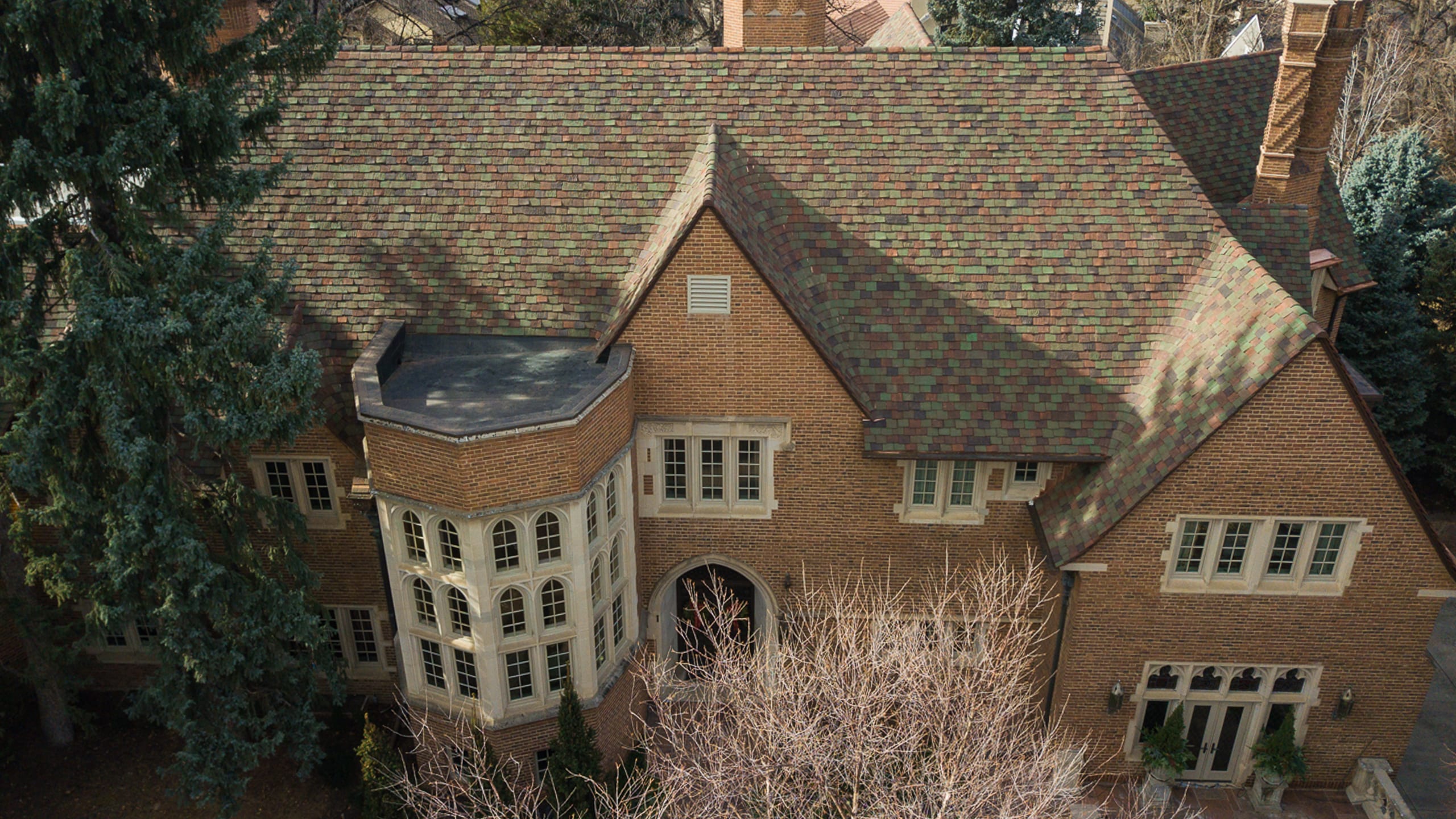 Private Residence in Denver, CO featuring Ludowici terra cotta roof tile.
