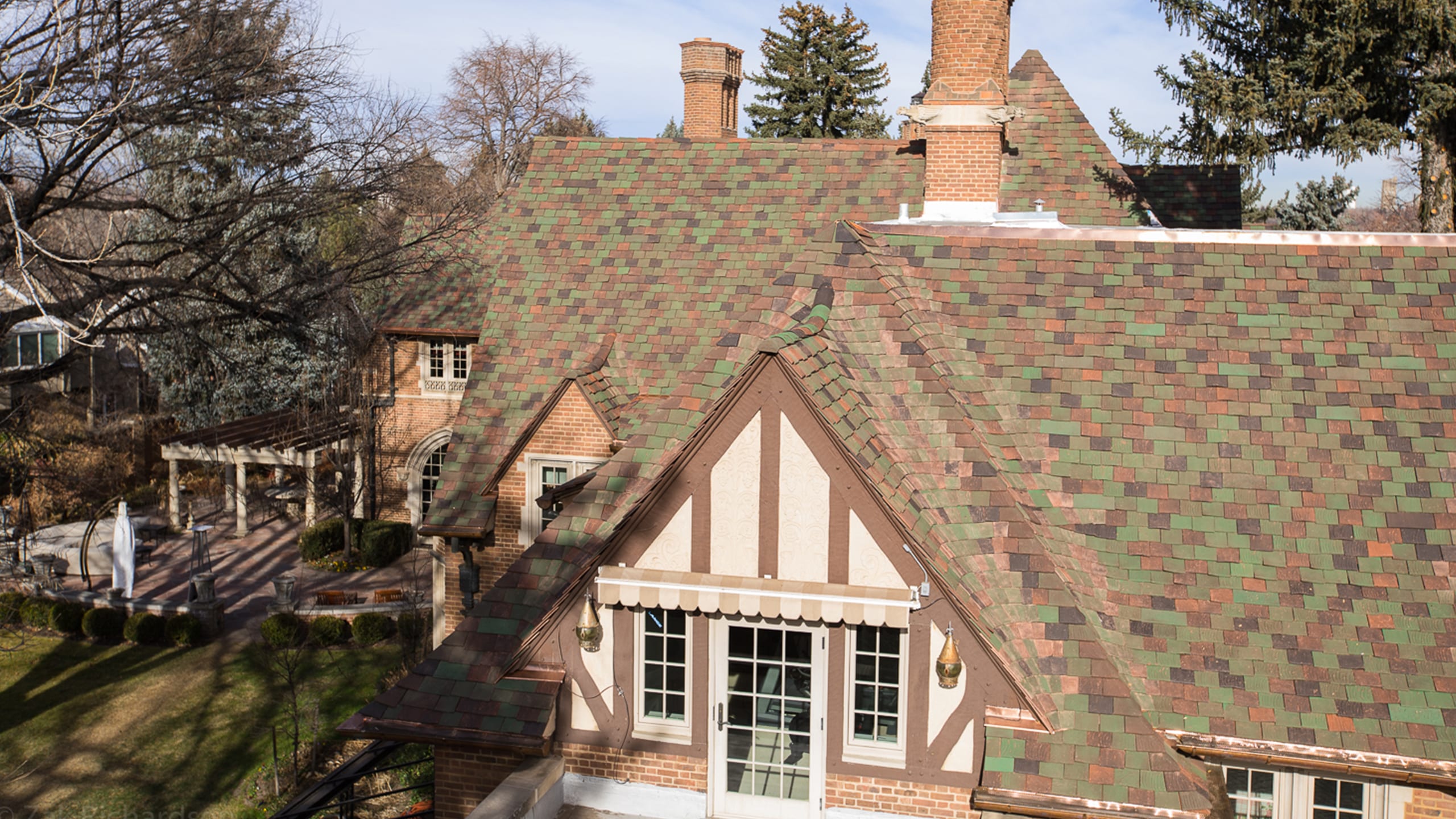 Private Residence in Denver, CO featuring Ludowici terra cotta roof tile.