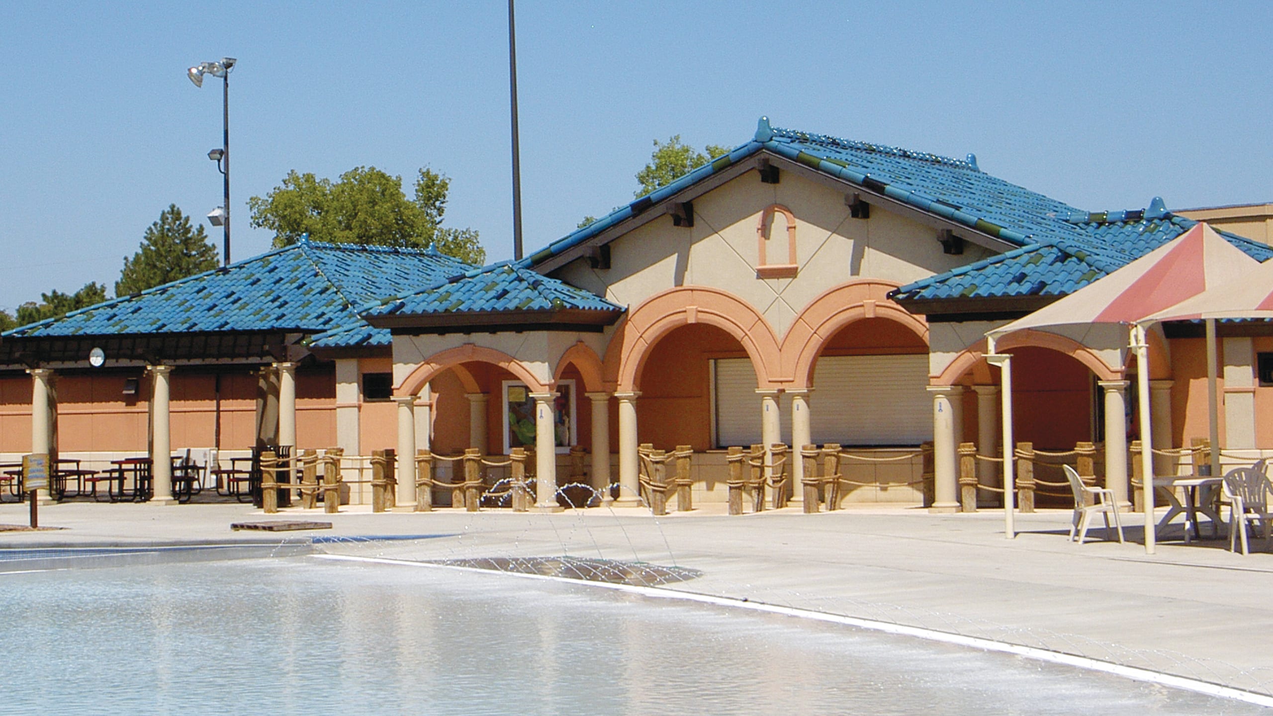Salina Aquatic Center Featuring Ludowici Spanish Clay Roof Tile